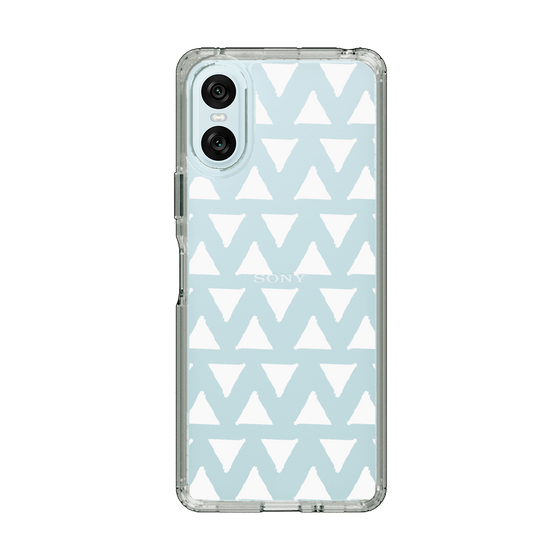 Slim Protection Case［ Original - Favorite Color Triangle - White ］