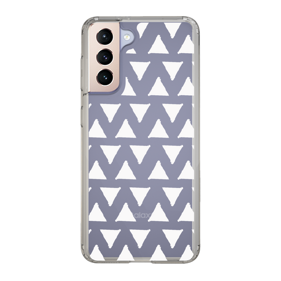 Slim Protection Case［ Original - Favorite Color Triangle - White ］