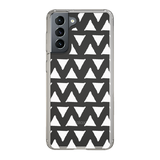 Slim Protection Case［ Original - Favorite Color Triangle - White ］