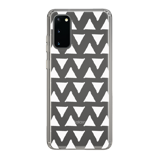 Slim Protection Case［ Original - Favorite Color Triangle - White ］
