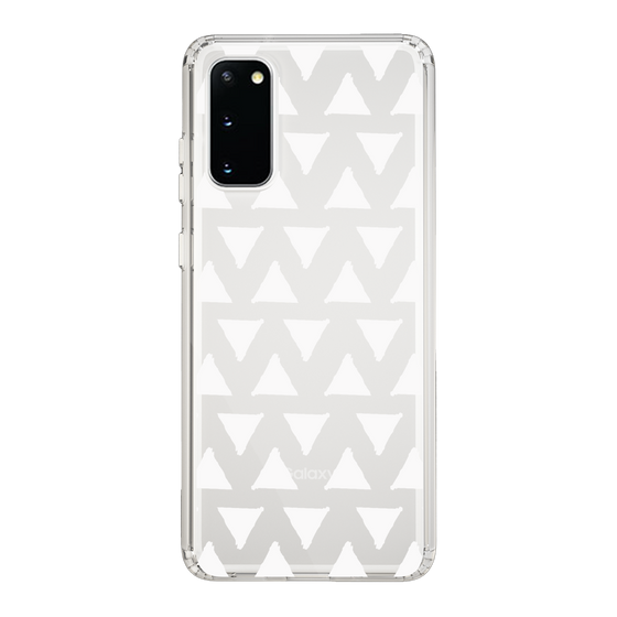 Slim Protection Case［ Original - Favorite Color Triangle - White ］