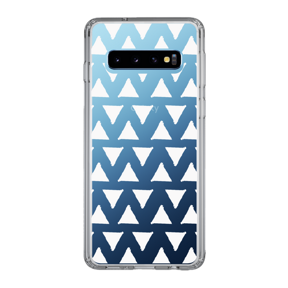 Slim Protection Case［ Original - Favorite Color Triangle - White ］