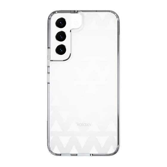 Slim Protection Case［ Original - Favorite Color Triangle - White ］