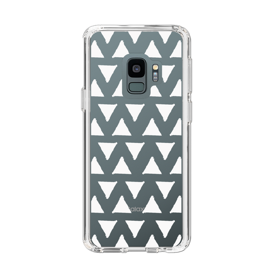 Slim Protection Case［ Original - Favorite Color Triangle - White ］