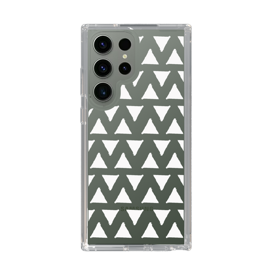 Slim Protection Case［ Original - Favorite Color Triangle - White ］