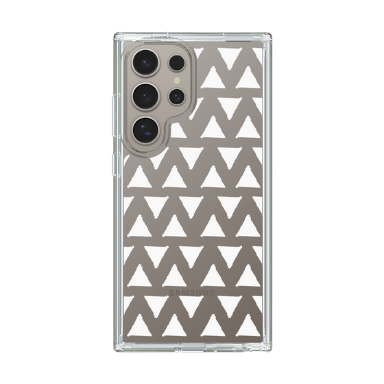 Slim Protection Case［ Original - Favorite Color Triangle - White ］