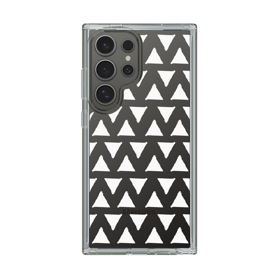 Slim Protection Case［ Original - Favorite Color Triangle - White ］
