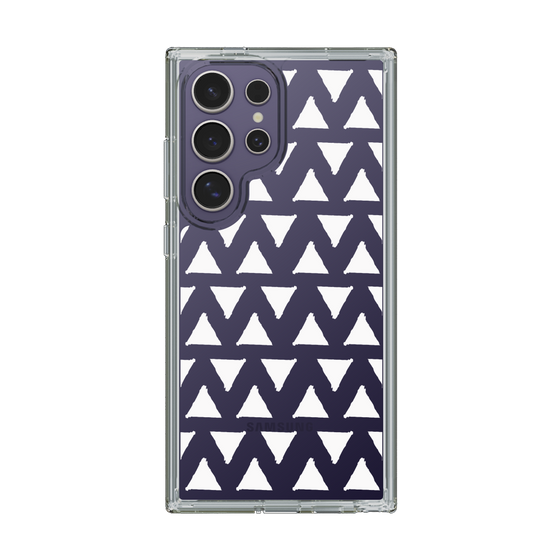 Slim Protection Case［ Original - Favorite Color Triangle - White ］