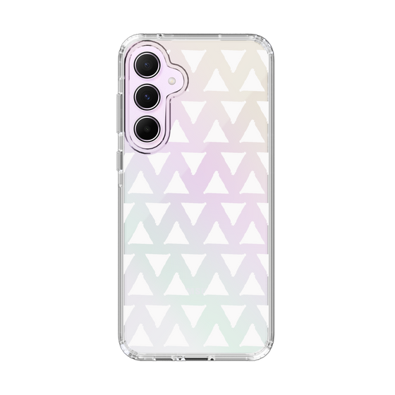 Slim Protection Case［ オリジナル - 推し色三角 - ホワイト ］