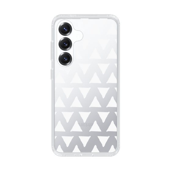 Slim Protection Case［ Original - Favorite Color Triangle - White ］