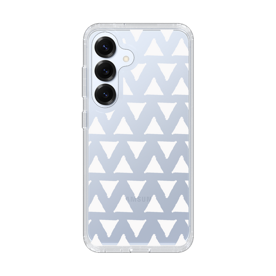 Slim Protection Case［ Original - Favorite Color Triangle - White ］