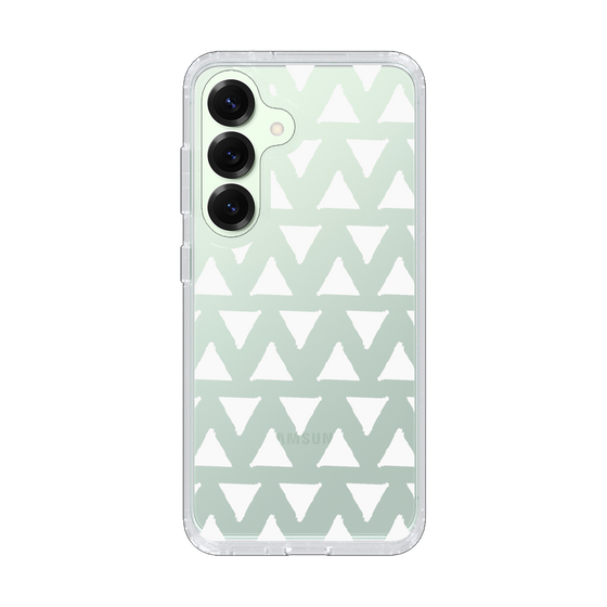 Slim Protection Case［ Original - Favorite Color Triangle - White ］