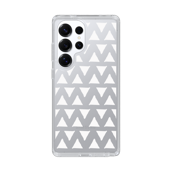 Slim Protection Case［ Original - Favorite Color Triangle - White ］