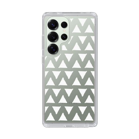 Slim Protection Case［ Original - Favorite Color Triangle - White ］