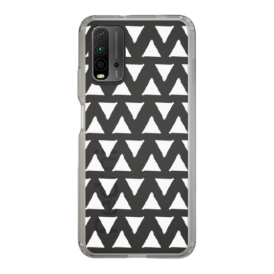 Slim Protection Case［ Original - Favorite Color Triangle - White ］