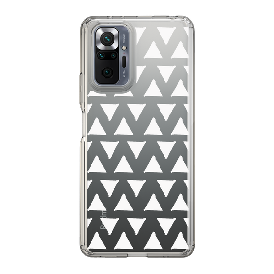 Slim Protection Case［ Original - Favorite Color Triangle - White ］