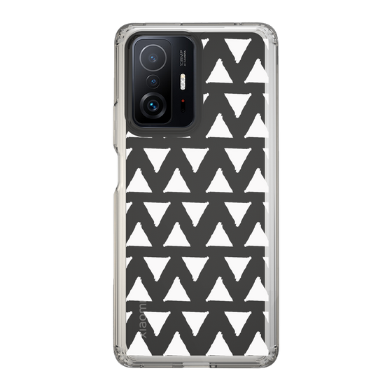 Slim Protection Case［ Original - Favorite Color Triangle - White ］