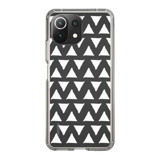 Slim Protection Case［ Original - Favorite Color Triangle - White ］