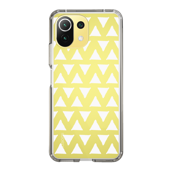 Slim Protection Case［ Original - Favorite Color Triangle - White ］