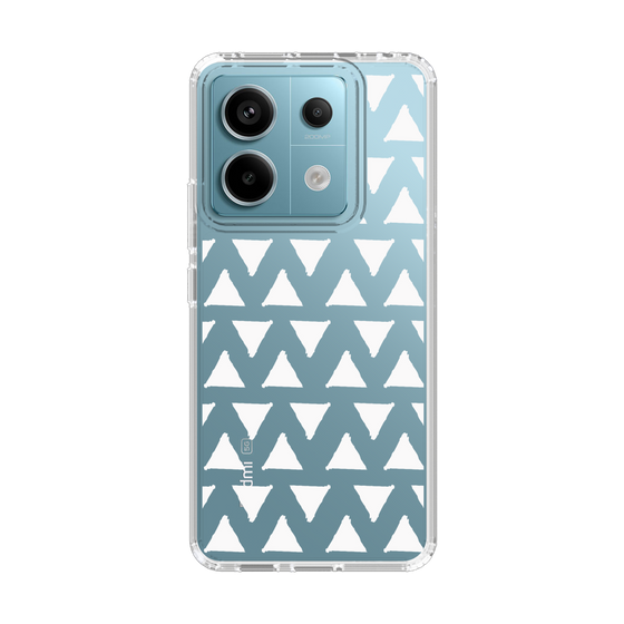 Slim Protection Case［ Original - Favorite Color Triangle - White ］