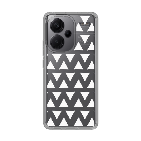 Slim Protection Case［ Original - Favorite Color Triangle - White ］