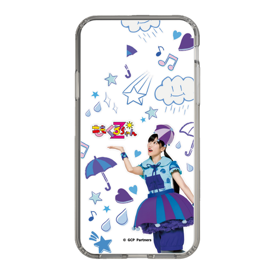 Slim Protection Case［ Momokuro-chan Z - Rainy Reni-chan - All-over Pattern ］