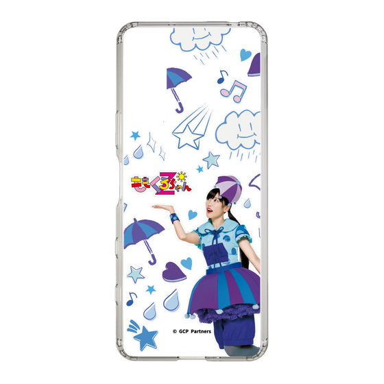 Slim Protection Case［ Momokuro-chan Z - Rainy Reni-chan - All-over Pattern ］