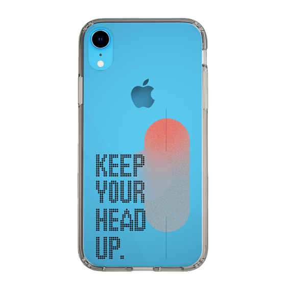 Slim Protection Case［ Original - Dot Overlay - KEEP YOUR HEAD UP/A ］