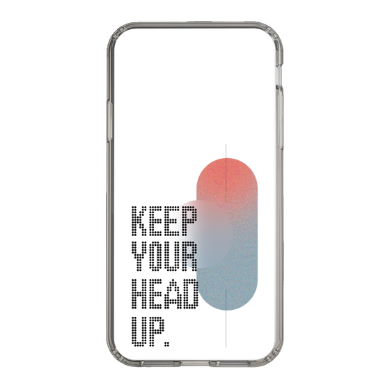 Slim Protection Case［ Original - Dot Overlay - KEEP YOUR HEAD UP/A ］