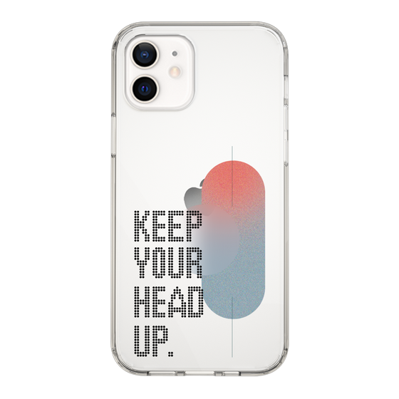 Slim Protection Case［ Original - Dot Overlay - KEEP YOUR HEAD UP/A ］