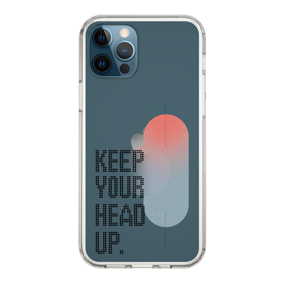 Slim Protection Case［ Original - Dot Overlay - KEEP YOUR HEAD UP/A ］