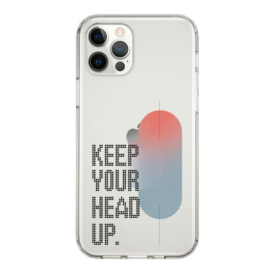 Slim Protection Case［ Original - Dot Overlay - KEEP YOUR HEAD UP/A ］