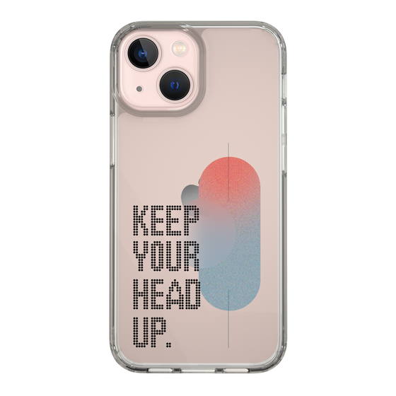 Slim Protection Case［ オリジナル - ドットオーバーレイ - KEEP YOUR HEAD UP/A ］