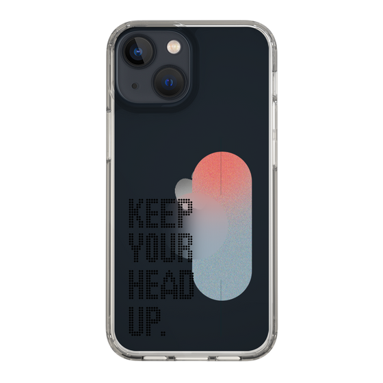 Slim Protection Case［ オリジナル - ドットオーバーレイ - KEEP YOUR HEAD UP/A ］