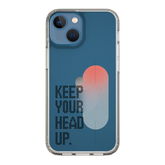 Slim Protection Case［ オリジナル - ドットオーバーレイ - KEEP YOUR HEAD UP/A ］
