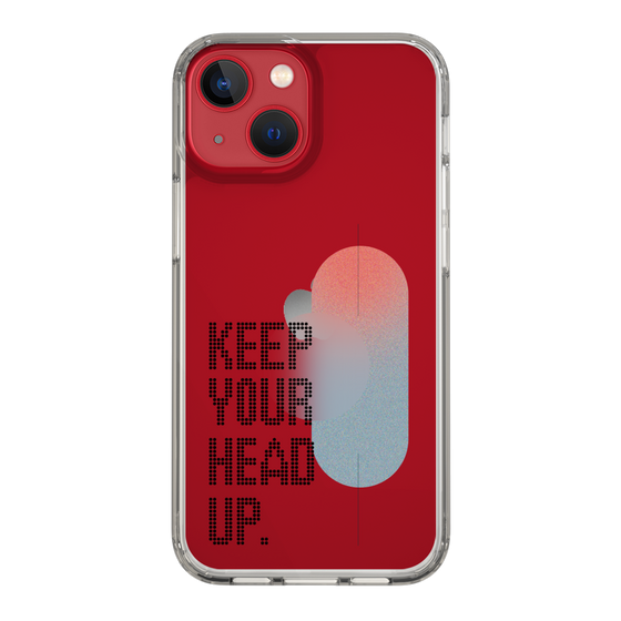 Slim Protection Case［ オリジナル - ドットオーバーレイ - KEEP YOUR HEAD UP/A ］