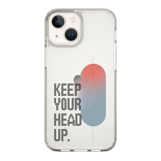 Slim Protection Case［ オリジナル - ドットオーバーレイ - KEEP YOUR HEAD UP/A ］
