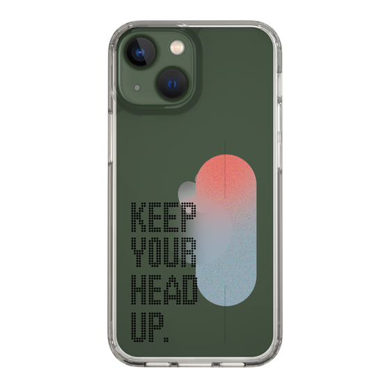 Slim Protection Case［ オリジナル - ドットオーバーレイ - KEEP YOUR HEAD UP/A ］