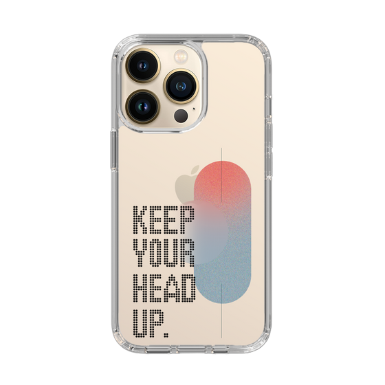 Slim Protection Case［ Original - Dot Overlay - KEEP YOUR HEAD UP/A ］