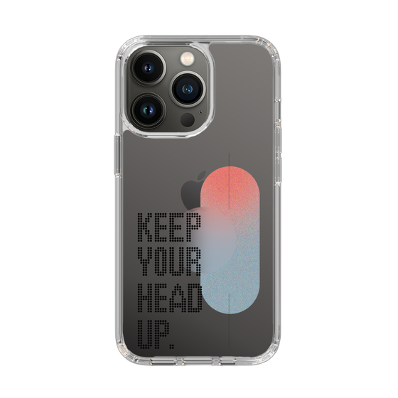 Slim Protection Case［ Original - Dot Overlay - KEEP YOUR HEAD UP/A ］