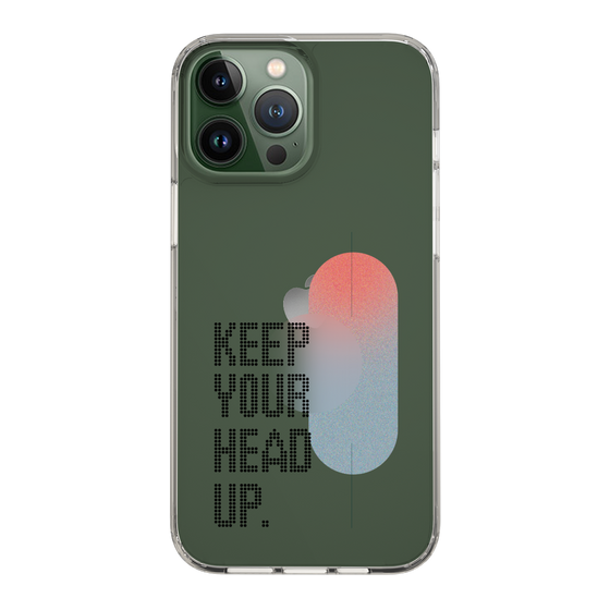 Slim Protection Case［ Original - Dot Overlay - KEEP YOUR HEAD UP/A ］