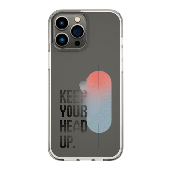 Slim Protection Case［ Original - Dot Overlay - KEEP YOUR HEAD UP/A ］