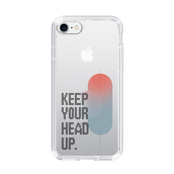 Slim Protection Case［ オリジナル - ドットオーバーレイ - KEEP YOUR HEAD UP/A ］