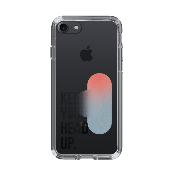 Slim Protection Case［ オリジナル - ドットオーバーレイ - KEEP YOUR HEAD UP/A ］