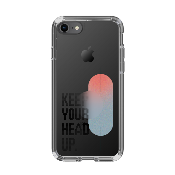 Slim Protection Case［ オリジナル - ドットオーバーレイ - KEEP YOUR HEAD UP/A ］