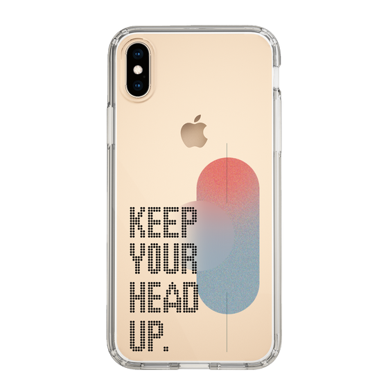 Slim Protection Case［ Original - Dot Overlay - KEEP YOUR HEAD UP/A ］