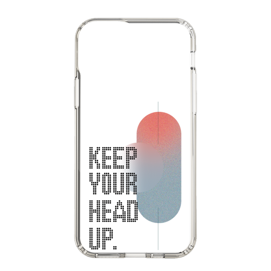 Slim Protection Case［ Original - Dot Overlay - KEEP YOUR HEAD UP/A ］