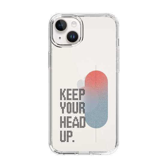 Slim Protection Case［ Original - Dot Overlay - KEEP YOUR HEAD UP/A ］