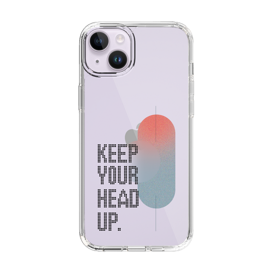 Slim Protection Case［ Original - Dot Overlay - KEEP YOUR HEAD UP/A ］