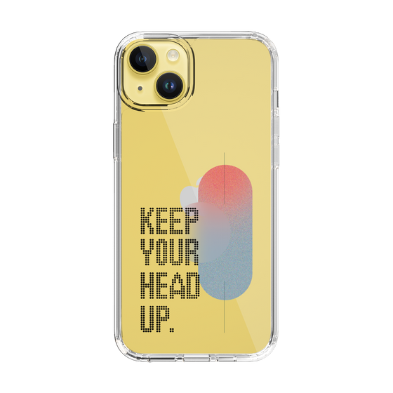 Slim Protection Case［ Original - Dot Overlay - KEEP YOUR HEAD UP/A ］